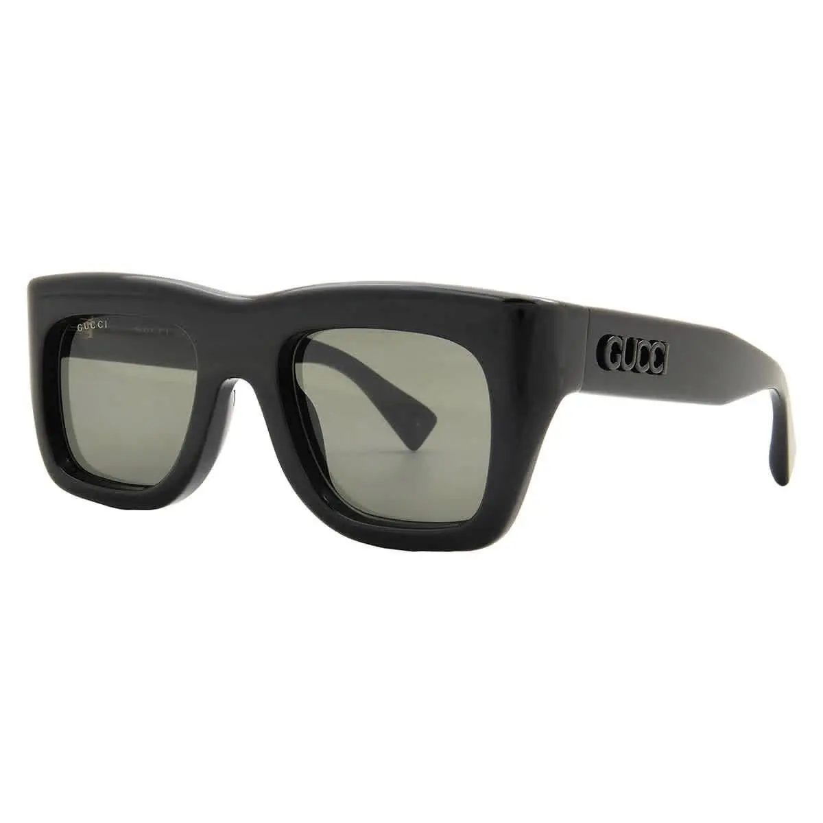 Grey Square Men`s Sunglasses GG1811S 001 52 GG1811S 001 52 by Gucci