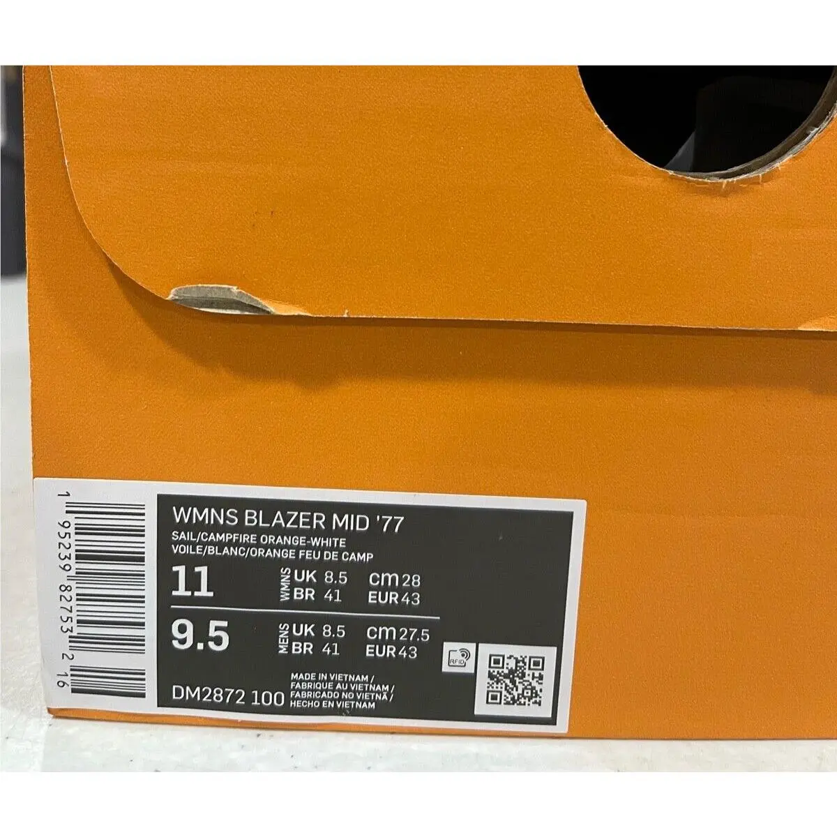 Nike shoes - Nike Blazer 77 - Blazer - DM2872 100 - White 5