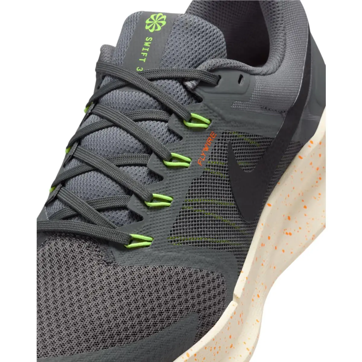 Nike shoes Run Swift - Iron Grey/Black/Total Orange 10