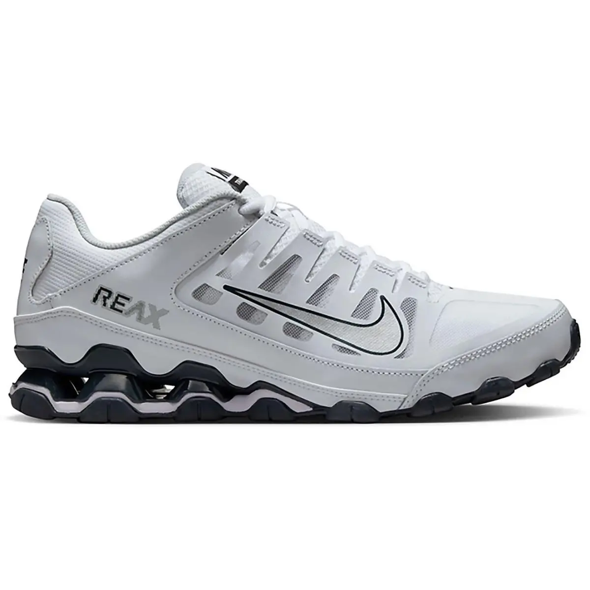 Nike Reax 8 TR Mesh Mens Training Shoes Sneakers White Grey Gray 621716 108
