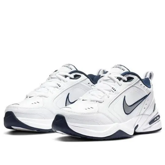 Nike shoes - Nike Air Monarch IV - Air Monarch - 415445-102 - White/Navy/Silver 0