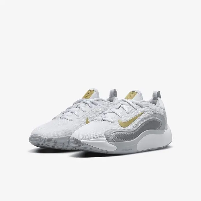 Nike shoes - Nike IsoFly Baskeyball - IsoFly Baskeyball - White/Metallic Gold Star/Cool Grey/Wolf Grey, Exterior: Multicolor 8