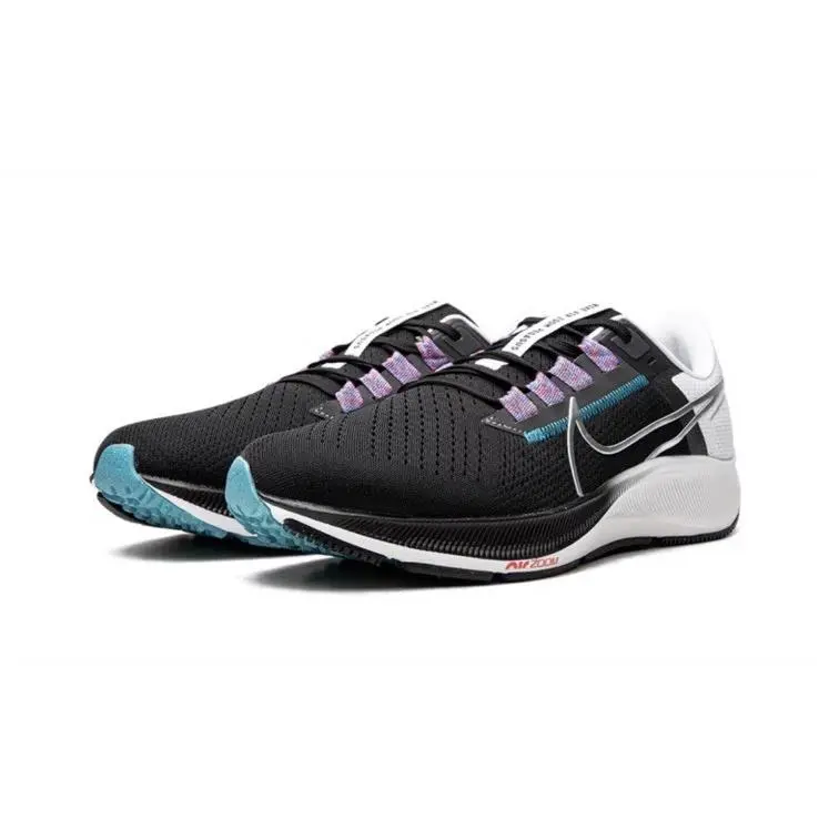 Nike Mens Air Zoom Pegasus 38 Athletic Shoes Sneakers Black/white CW7356 003