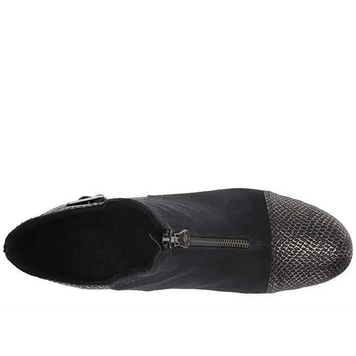 Rieker shoes - 70581-90 Sarah 81 - Sarah - Black + silver flakes (UPC: 644403512960) 4