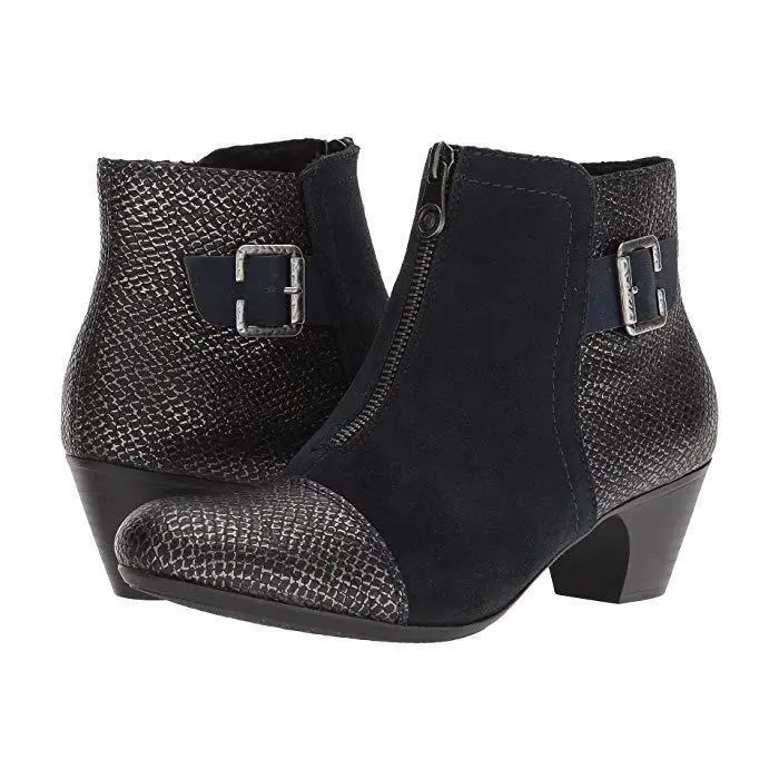 Rieker shoes - 70581-90 Sarah 81 - Sarah - Black + silver flakes (UPC: 644403512960) 6