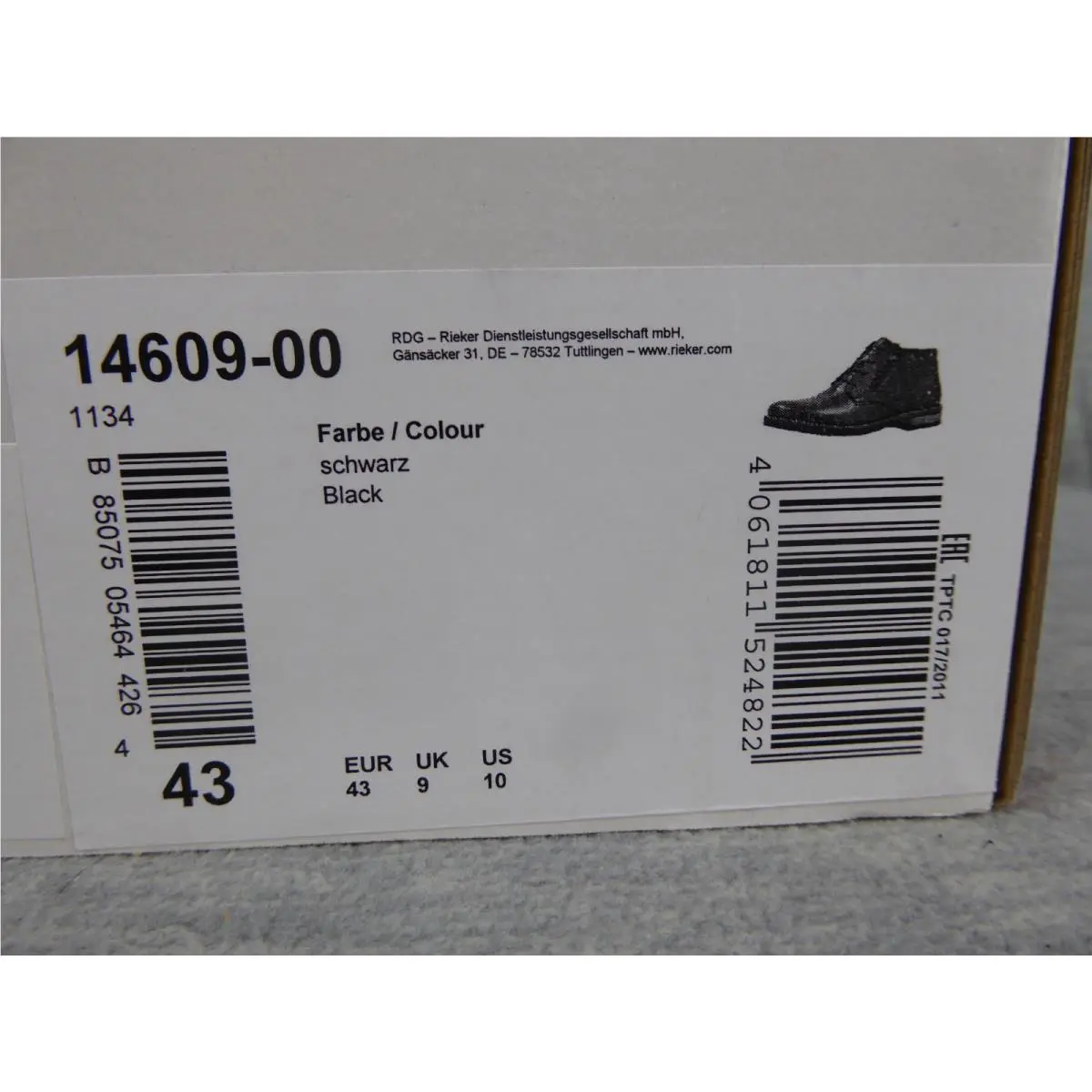 Rieker shoes - Rieker Dustin 09 - Dustin - Black 12