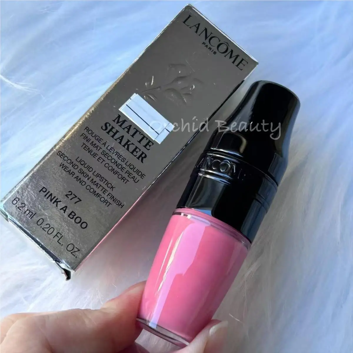 Lancome Matte Shaker Liquid Lipstick Full Size 6.2 ml/0.2 oz 227 Pink A Boo by Lancôme