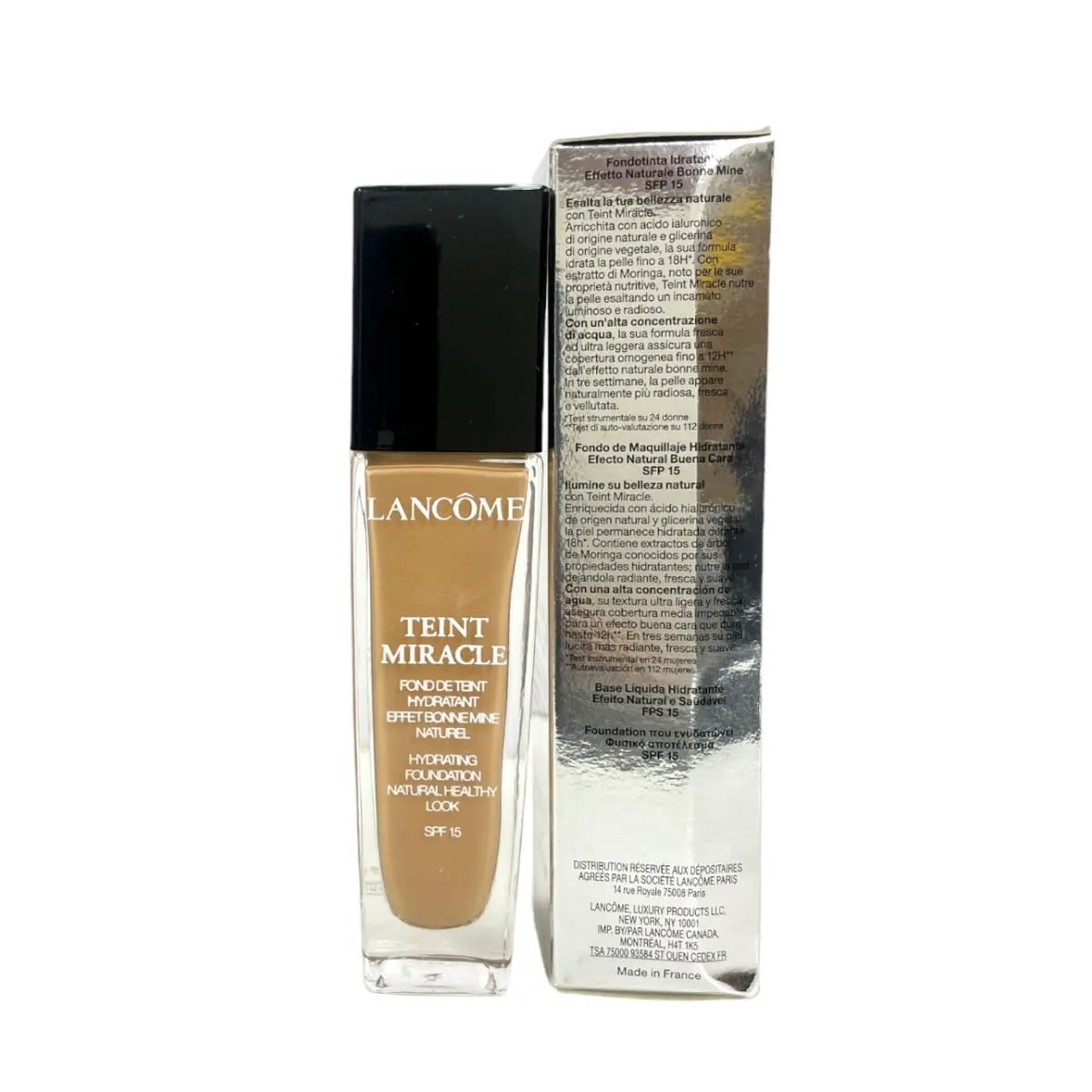 Lancome Teint Miracle Hydrating Foundation SPF15 30ml/1.0oz Lot OF 2 You Pick