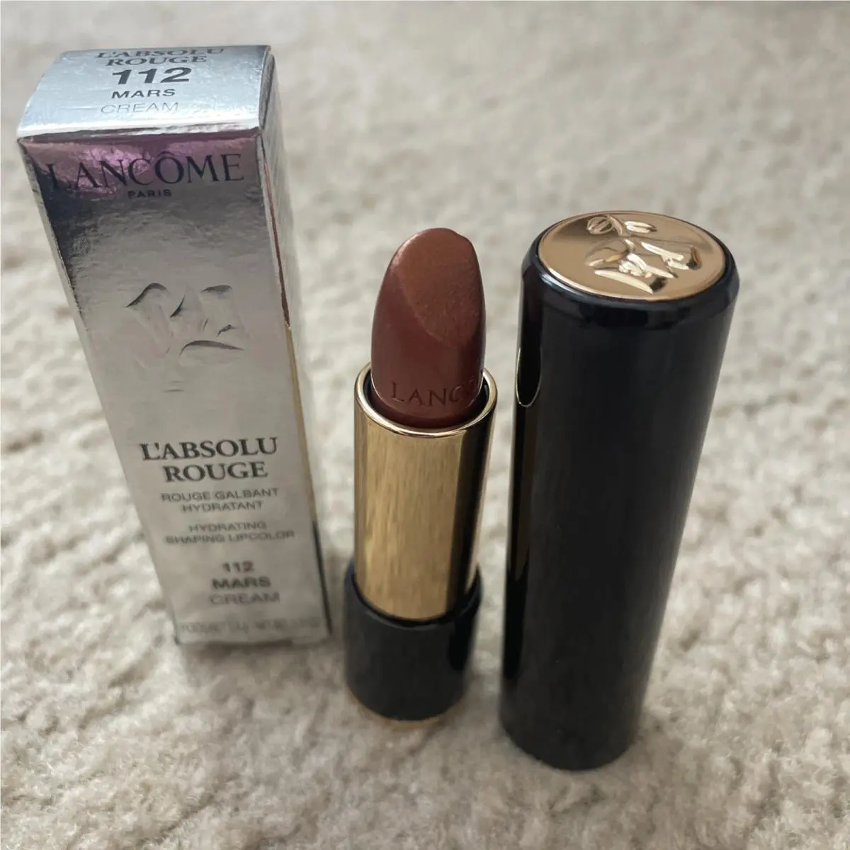 Lancome L’absolu Rouge Lipstick 112 Mars Full Size - - Htf