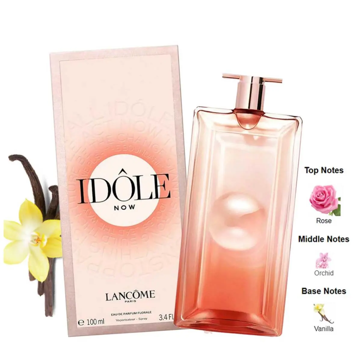 Lancome Idole Now 3.4oz/ 100ml Eau de Perfum Spray For Women Perfume
