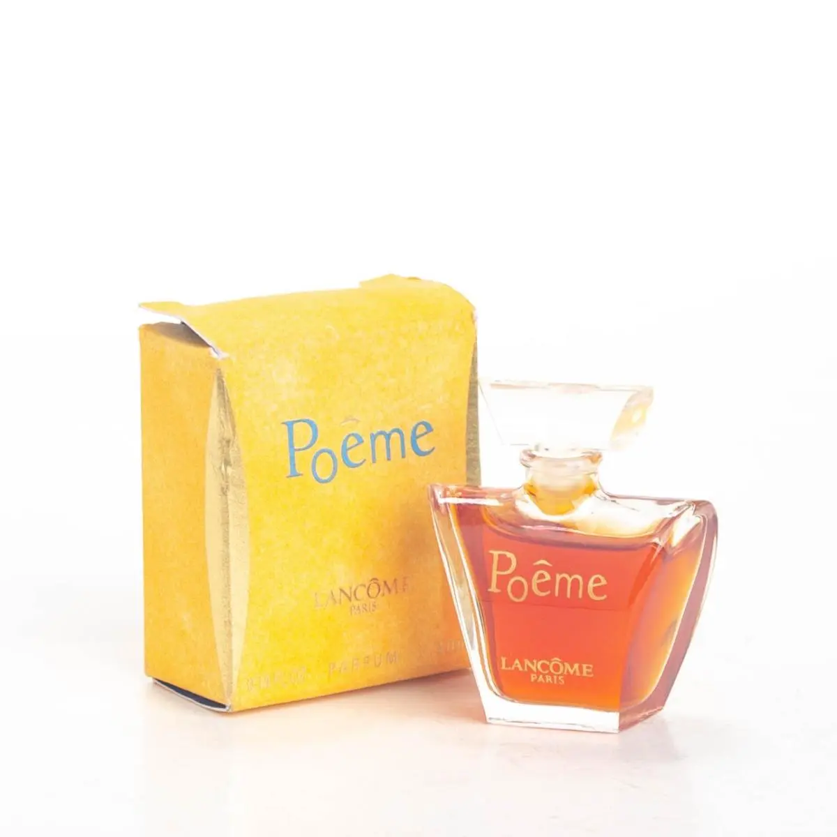 Lancome Poeme Parfum Extrait Mini Miniature Sample Perfume Bottle Vintage
