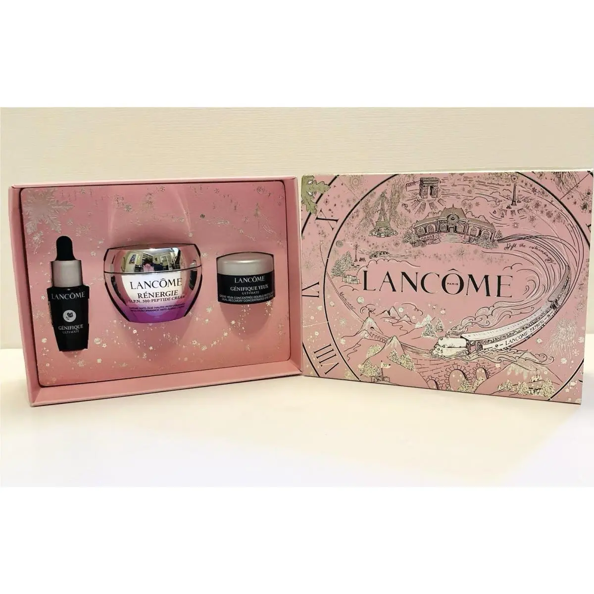 Lancôme Renergie H.p.n. 300-Peptide Night and Eye Cream Gift Set-new