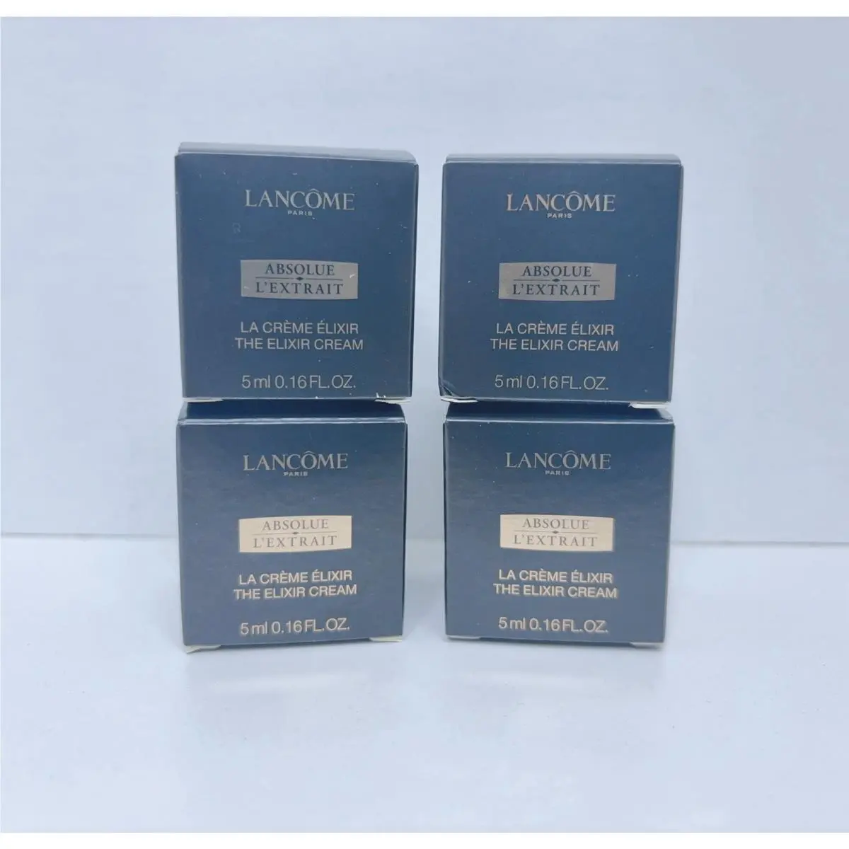 4 X Lancome Absolue L’extrait The Elixir Cream 0.16 Oz Each