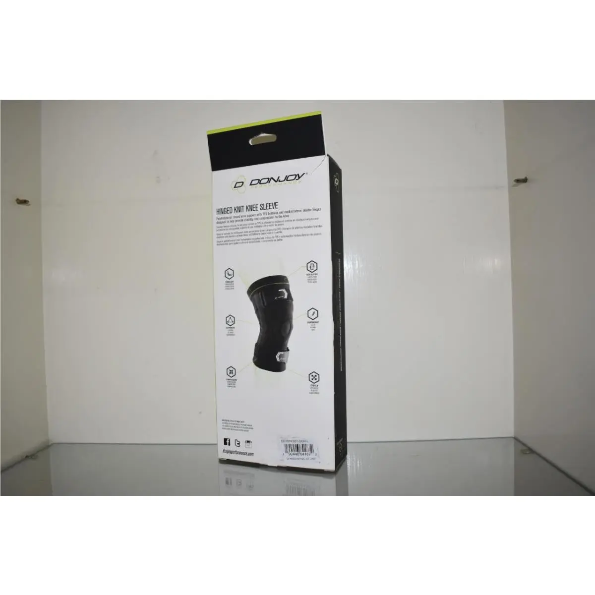 DonJoy  - DonJoy Performance Hinged Knit Knee - DP191KS01-SGR - Black 0