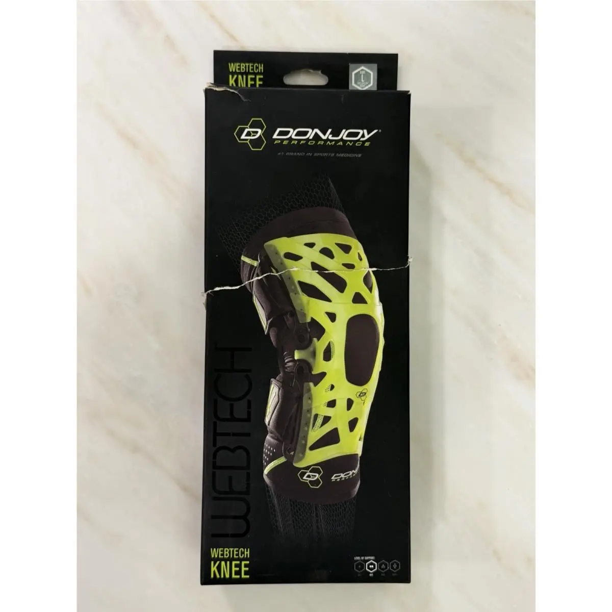 DonJoy  - Donjoy Performance Webtech - Performance Webtech - Black and slime green 1