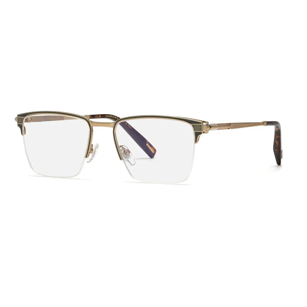 Chopard Unisex 54mm Shiny Gold Eyeglasses VCHL205402A8