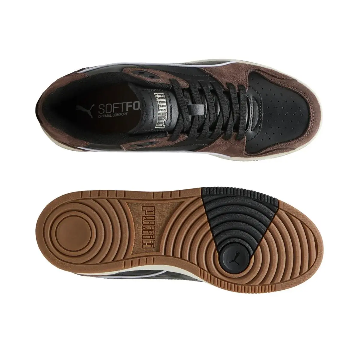 Puma shoes - Brown/Black Suede 1