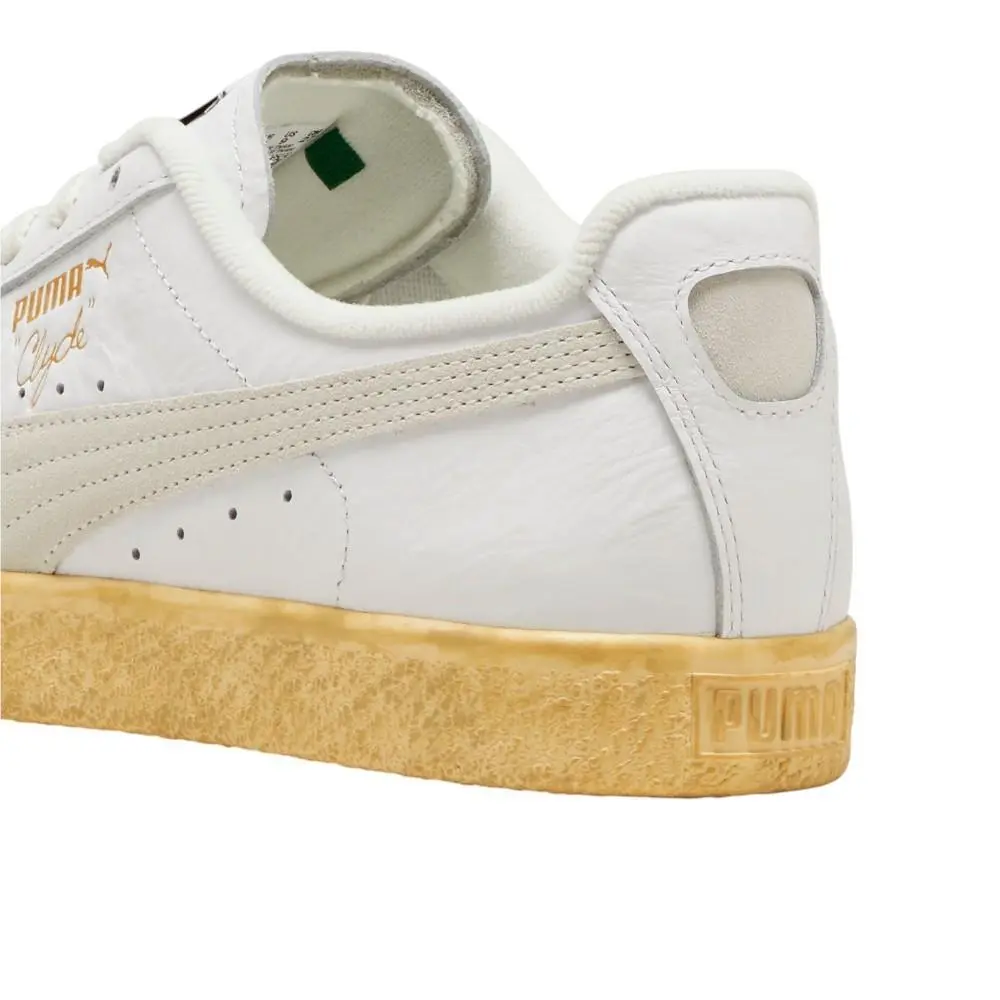 Puma shoes - PUMA Clyde Vintage Lace Up - 39468704 - White 4