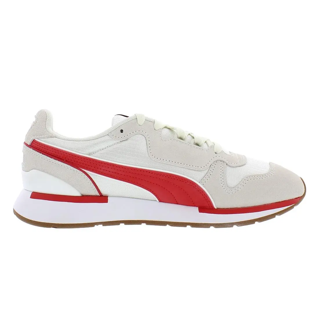 Puma shoes - Vaporous Gray/Red/White, Main: Grey 1