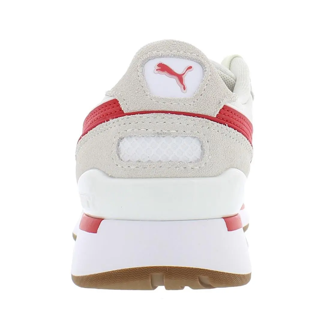 Puma shoes - Vaporous Gray/Red/White, Main: Grey 2