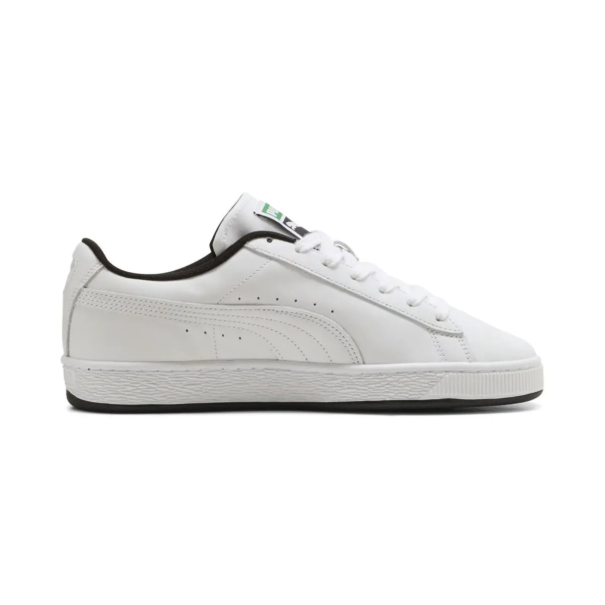 Puma Suede 40846705 Mens White Leather Lace Up Lifestyle Sneakers Shoes