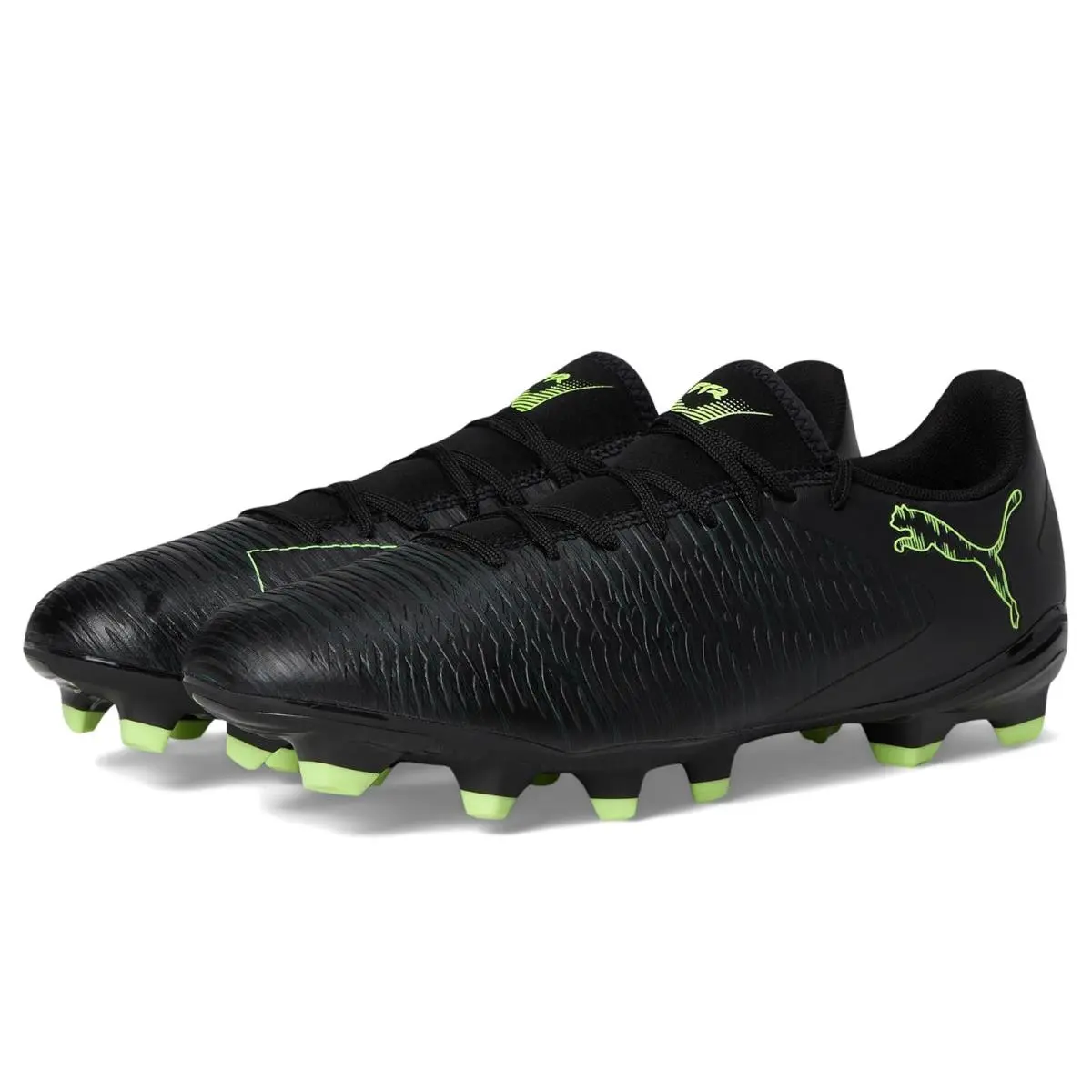 Puma shoes - Black/Fizzy Light/Green Terrain 6