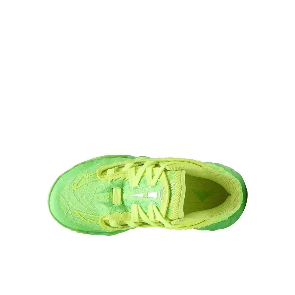 Puma shoes - PUMA Mb.05 Lo Flourish Lace Up Basketball  Youth - 40621001 - Green 2