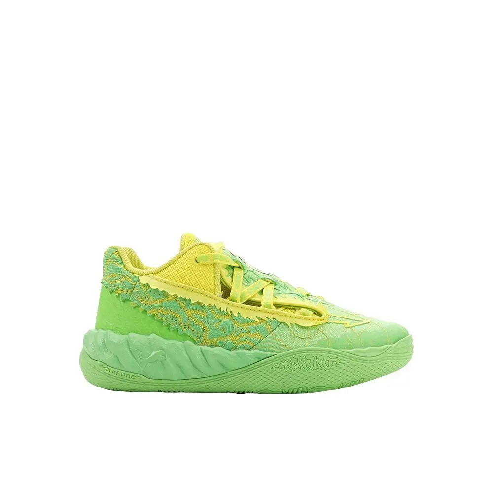 Puma shoes - PUMA Mb.05 Lo Flourish Lace Up Basketball  Youth - 40621001 - Green 7