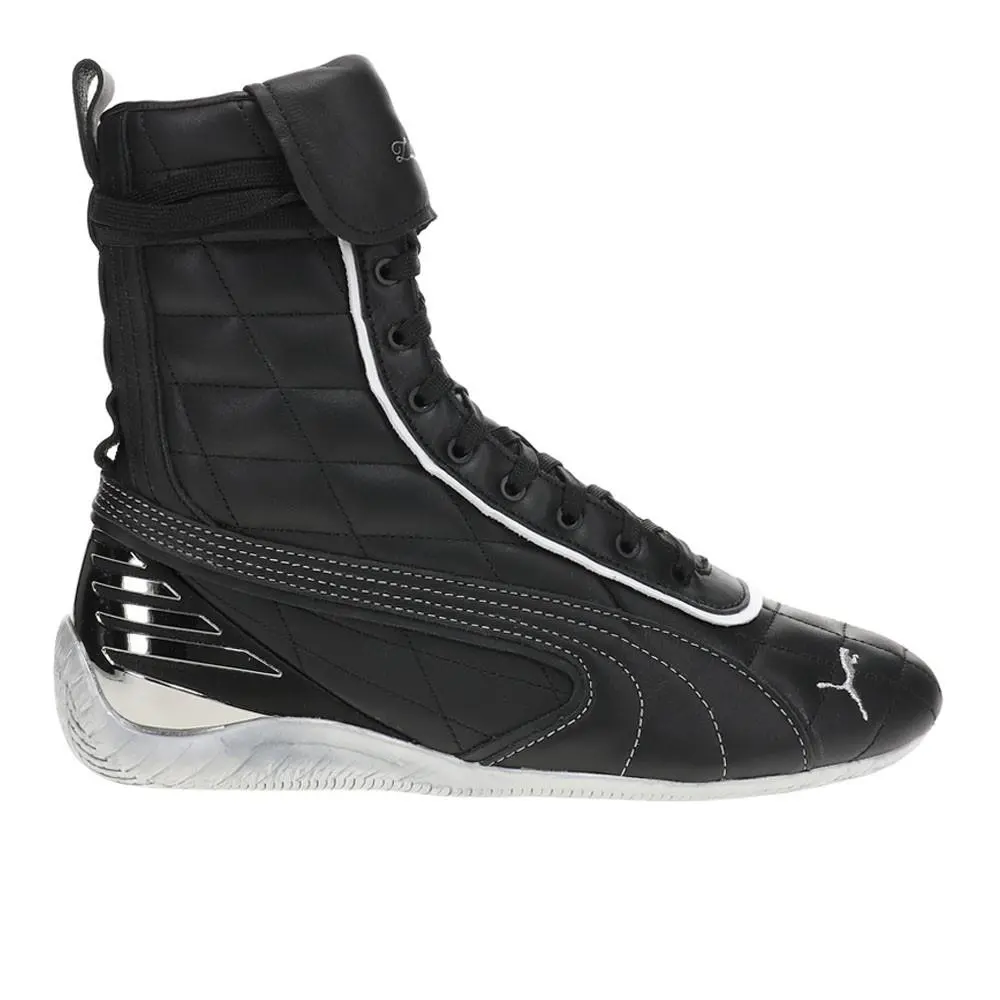 Puma X Laquan Smith Speedcat Mid High Top Mens Black Sneakers Casual Shoes 403