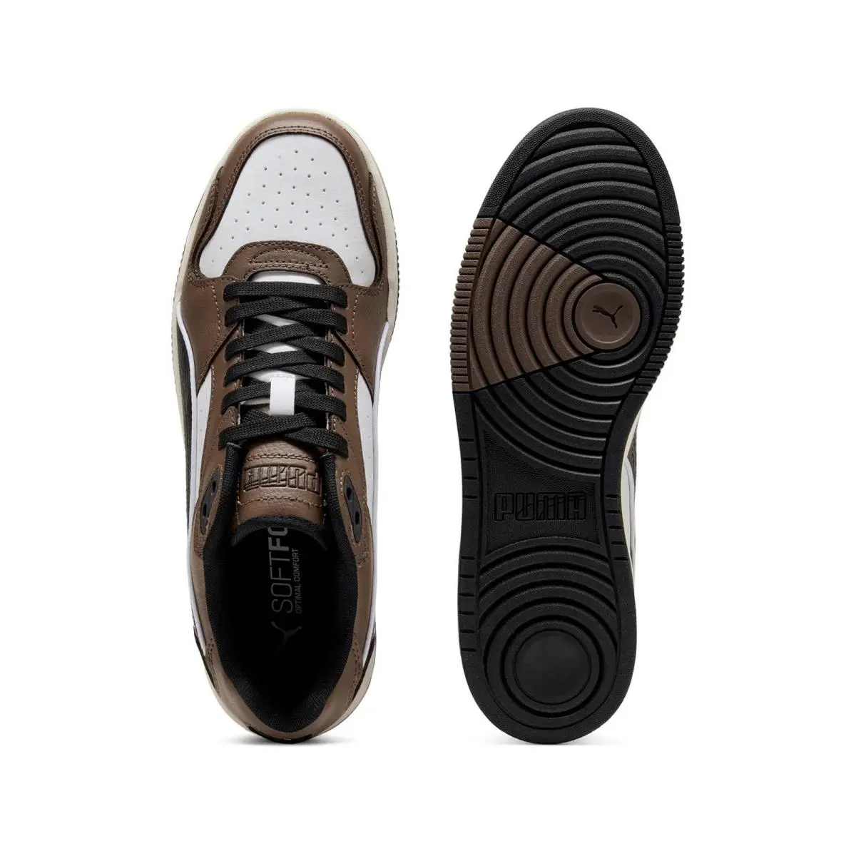 Puma shoes - 402586 08 - 402586 08 - Puma White-Black-Flat Bronze 2