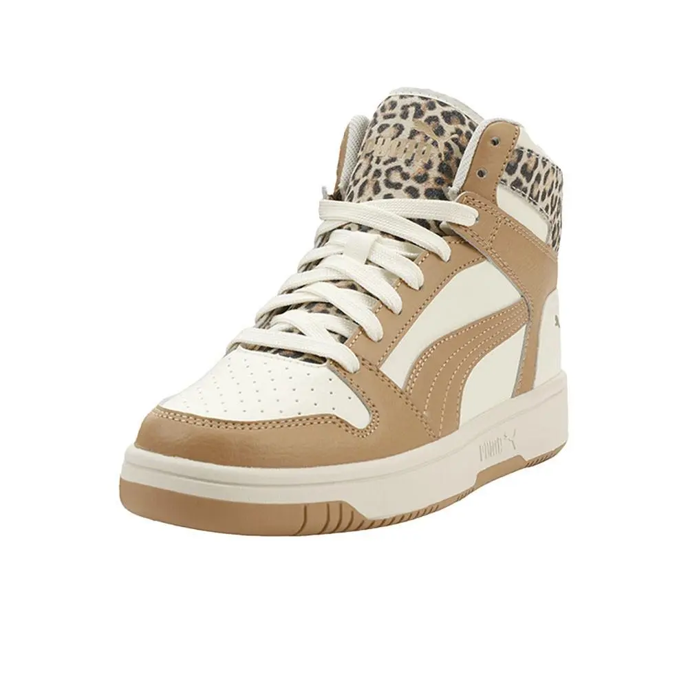 Puma shoes - PUMA Rebound Layup Rcl Leo Lace Up - 40762501 - Brown 0