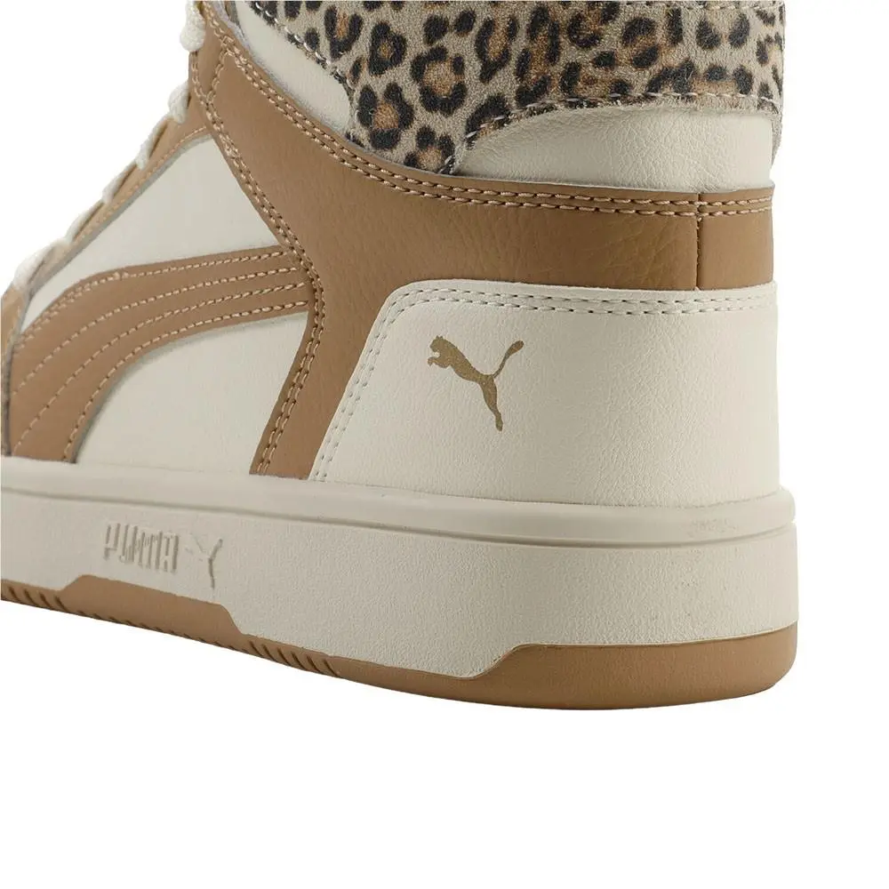 Puma shoes - PUMA Rebound Layup Rcl Leo Lace Up - 40762501 - Brown 13