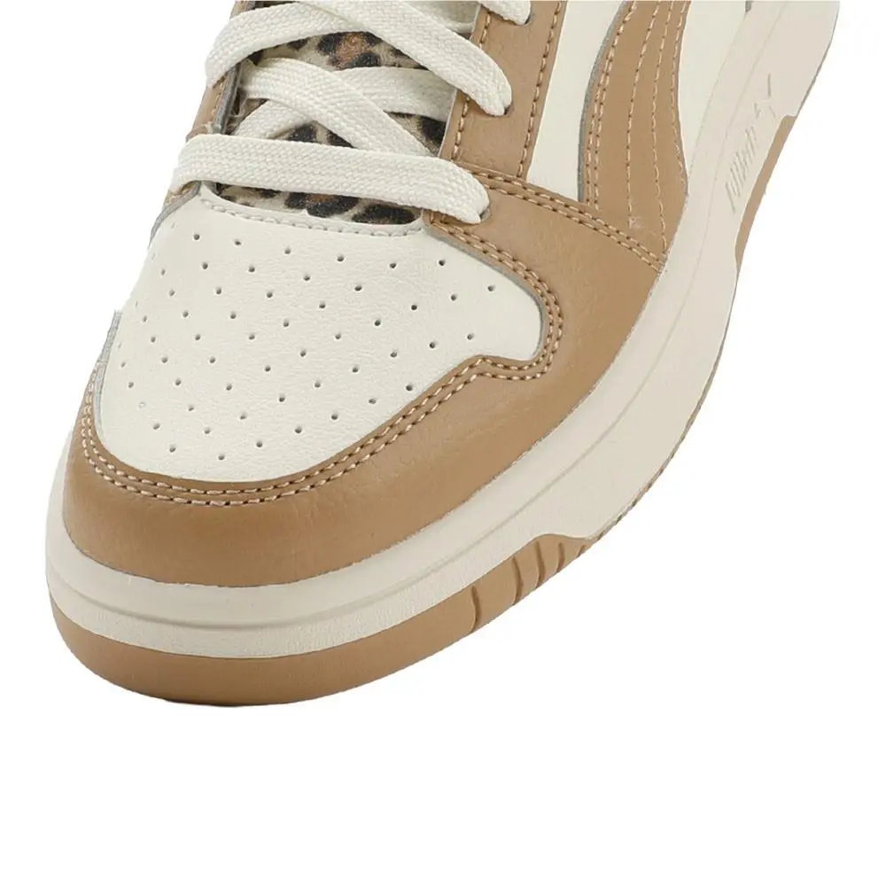 Puma shoes - PUMA Rebound Layup Rcl Leo Lace Up - 40762501 - Brown 12