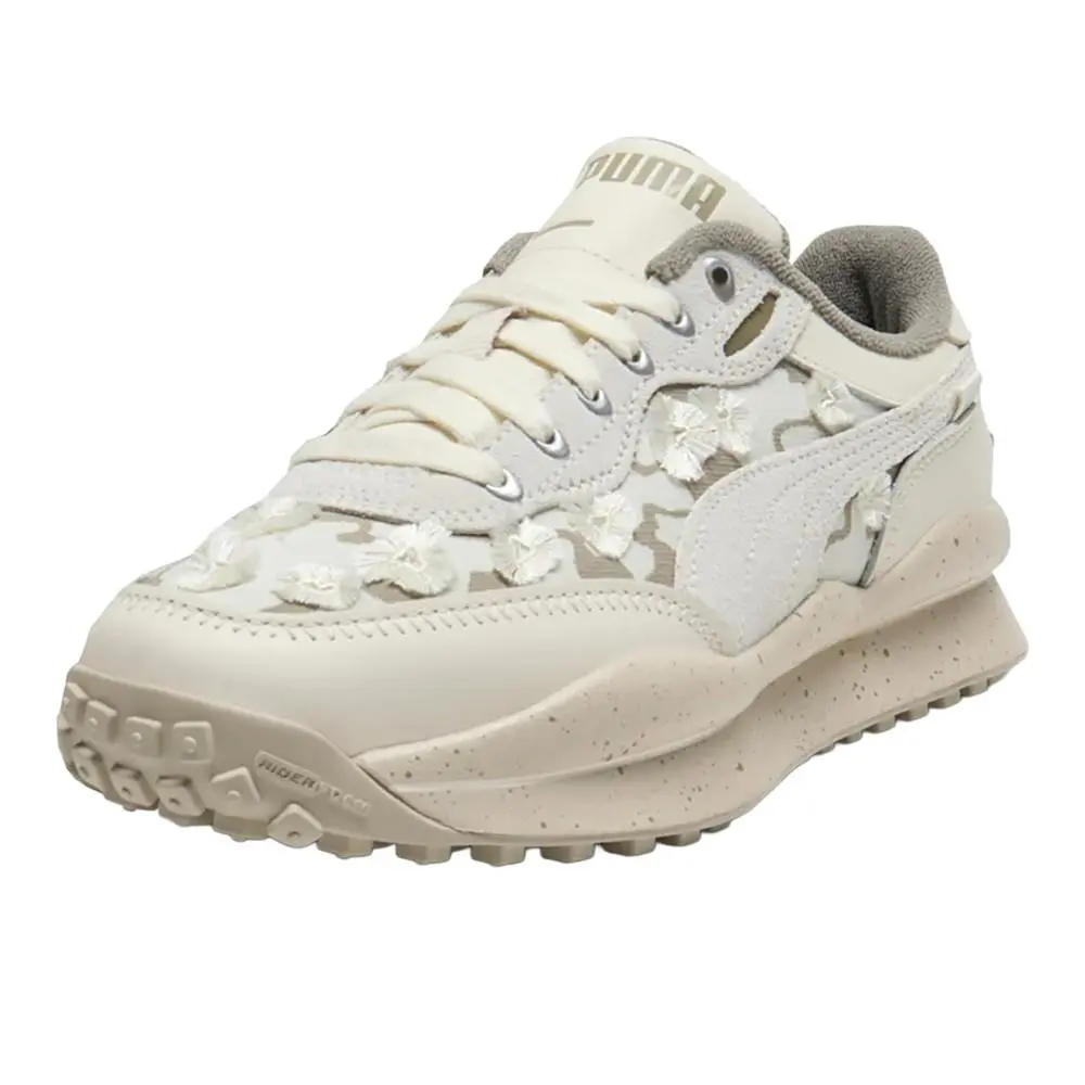 Puma shoes - PUMA Style Rider Trim Floral Lace Up - 40353201 - Off White 6