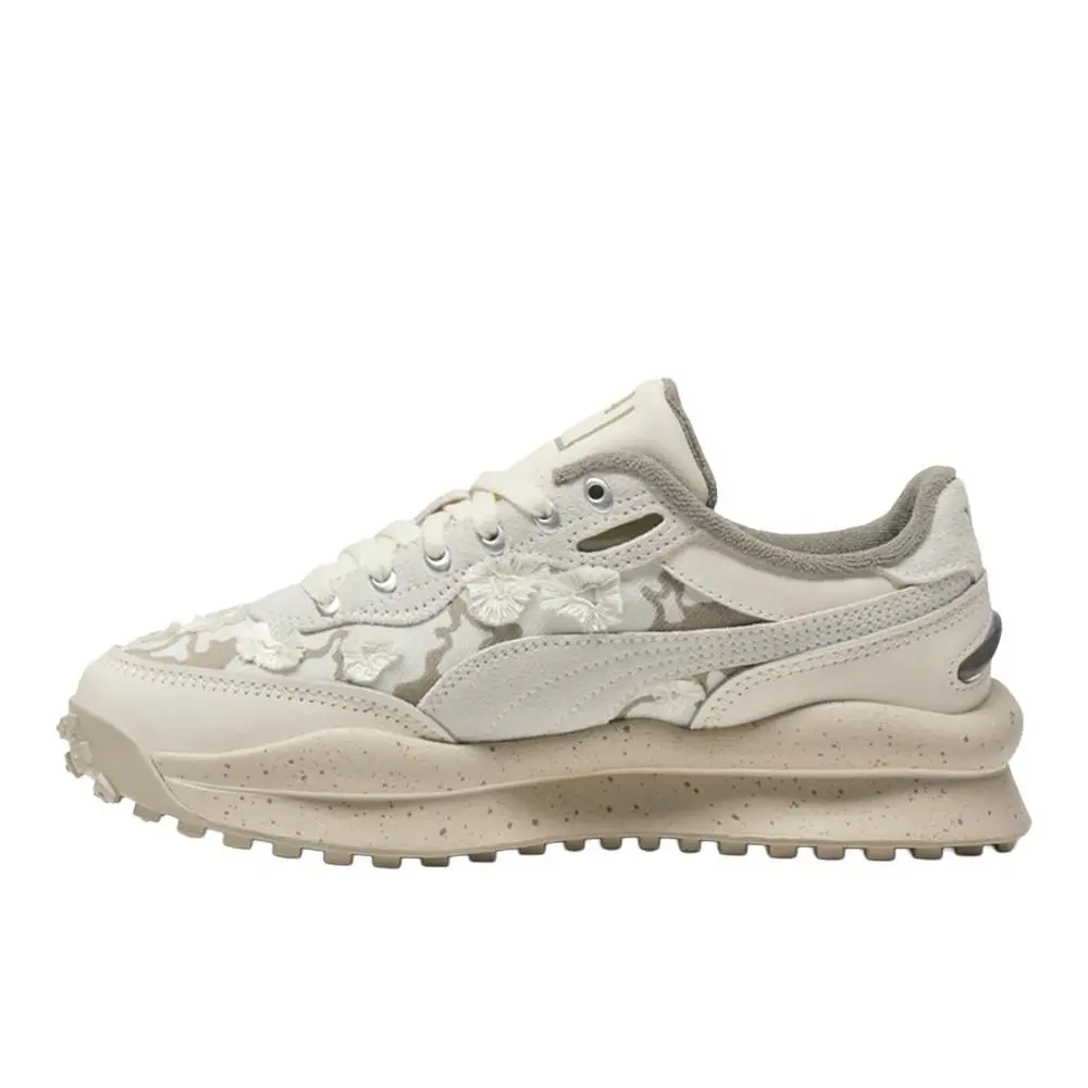 Puma shoes - PUMA Style Rider Trim Floral Lace Up - 40353201 - Off White 7