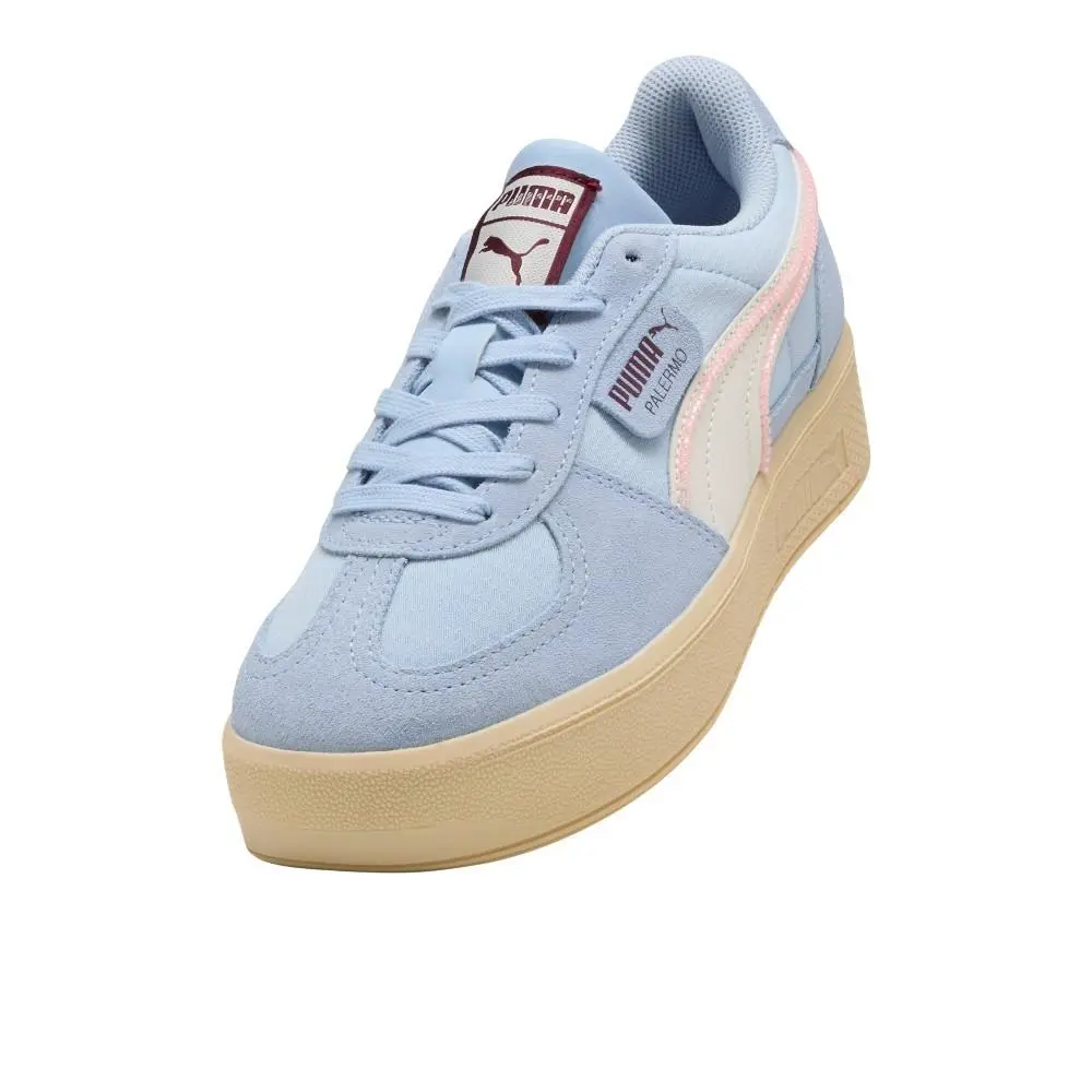 Puma shoes - PUMA Palermo Elevata Gentle Meld Platform Lace Up - 40334402 - Blue 4