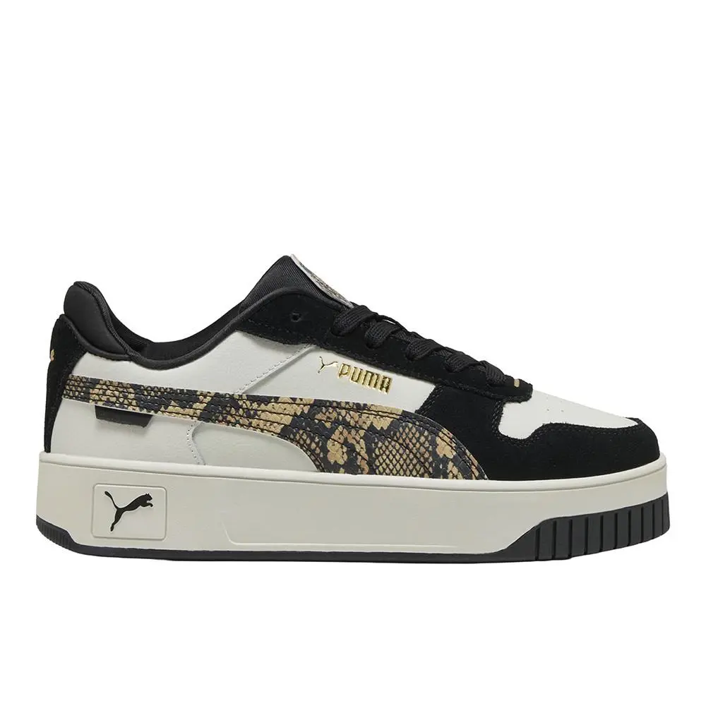 Puma shoes - PUMA Carina Street Snake Chic Lace Up - 40161102 - Beige, White 7