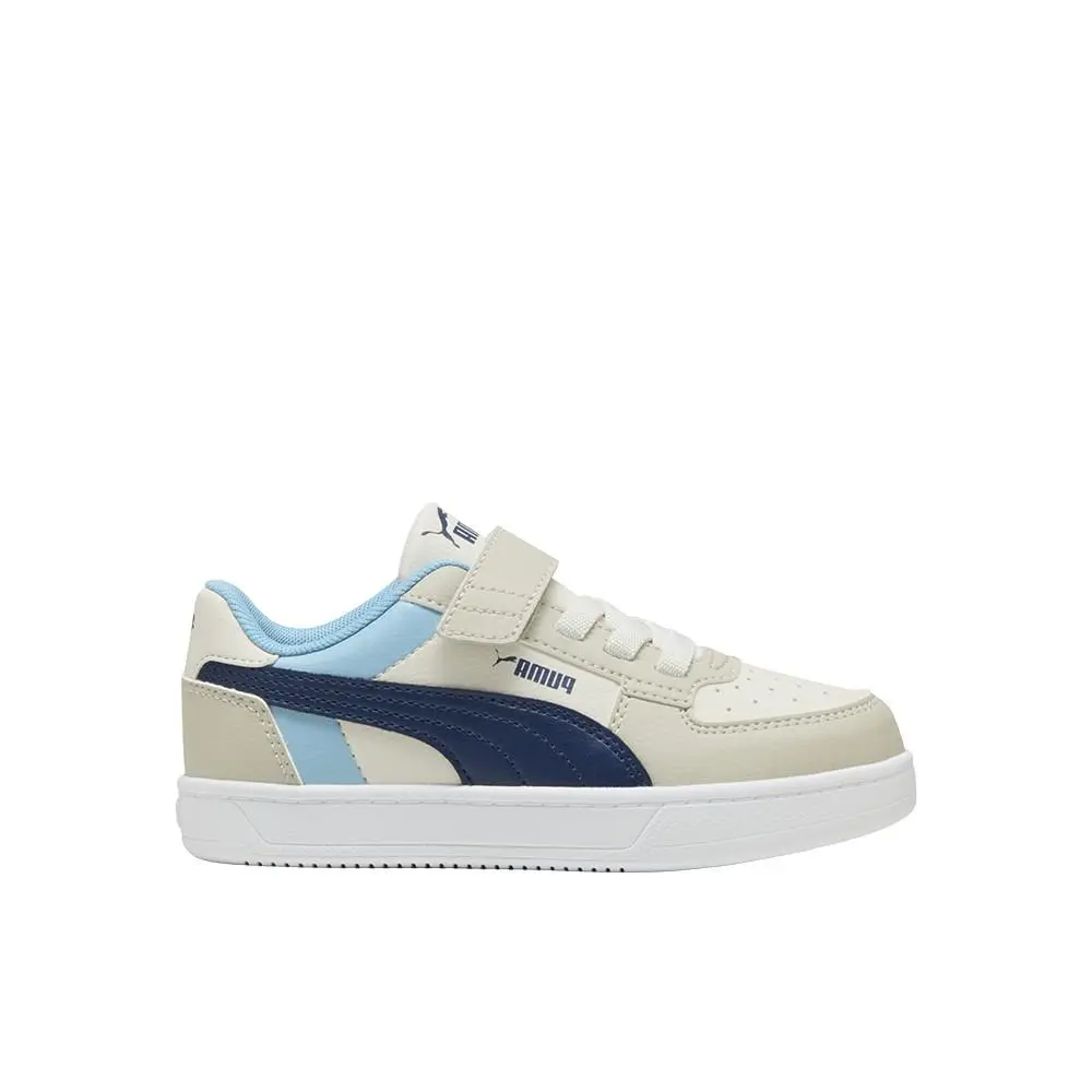Puma Caven 2.0 Block Lace Up Youth Boys Beige Sneakers Casual Shoes 394462-16