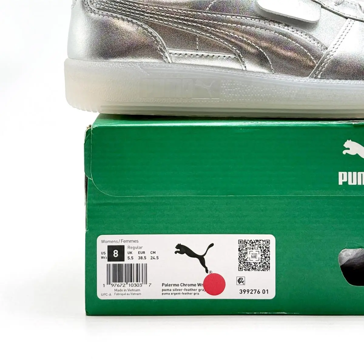 Puma shoes - PUMA Palermo - Palermo - 399276-01 - Silver 4