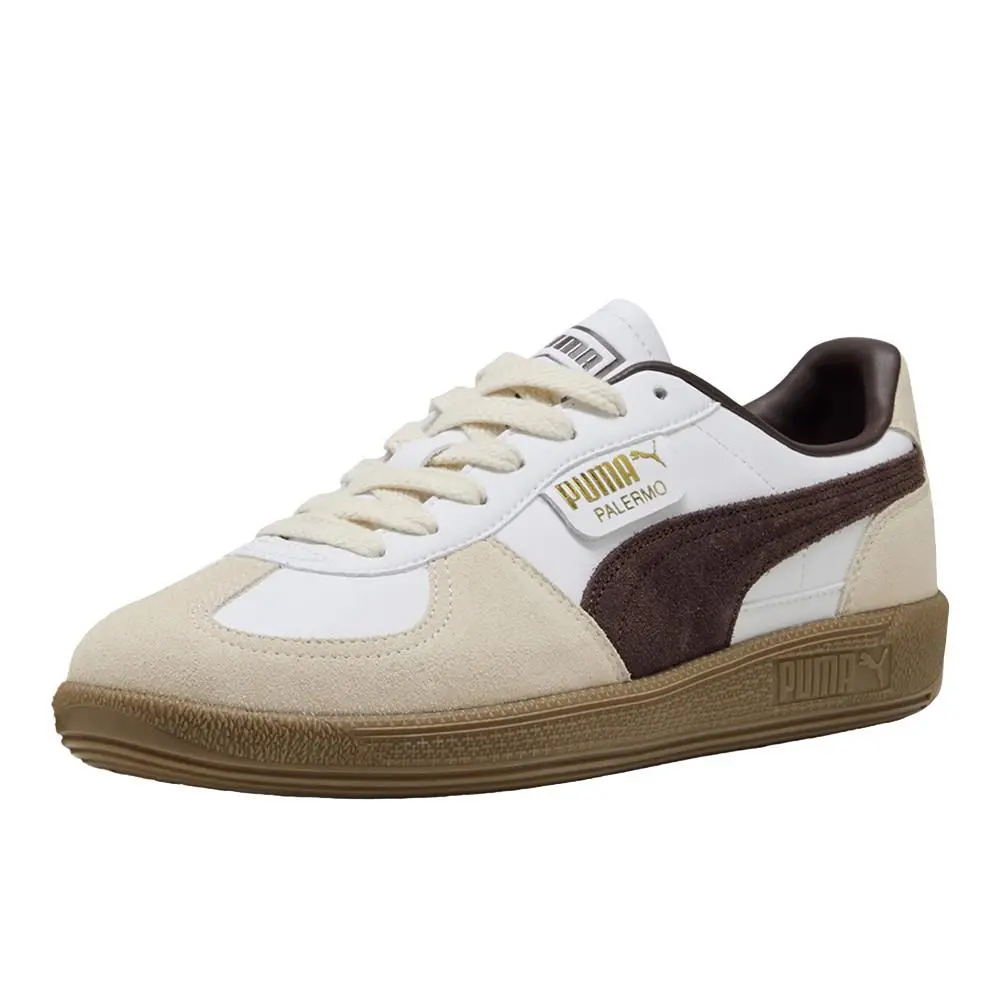 Puma shoes - PUMA Palermo Leather Lace Up - 39646428 - White 0
