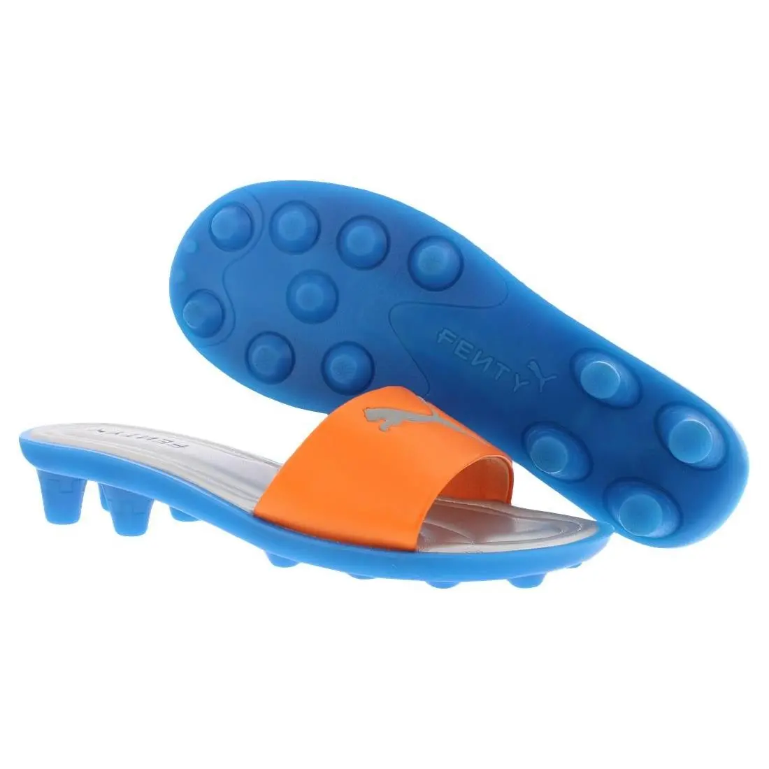Puma shoes - Rickie Orange/Racing Blue, Main: Blue 3