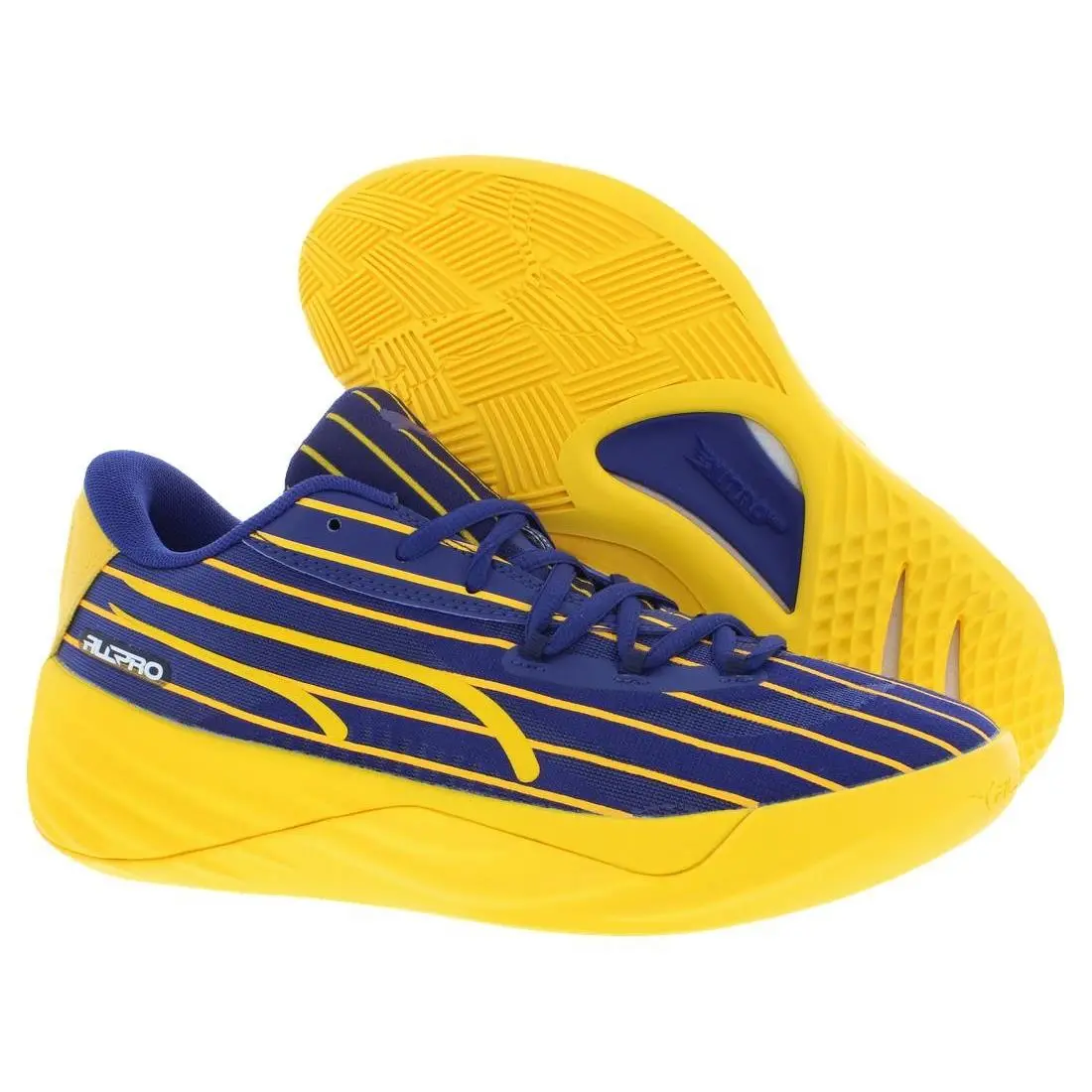 Puma shoes - Elektro Blue/Sport Yellow, Main: Yellow 3