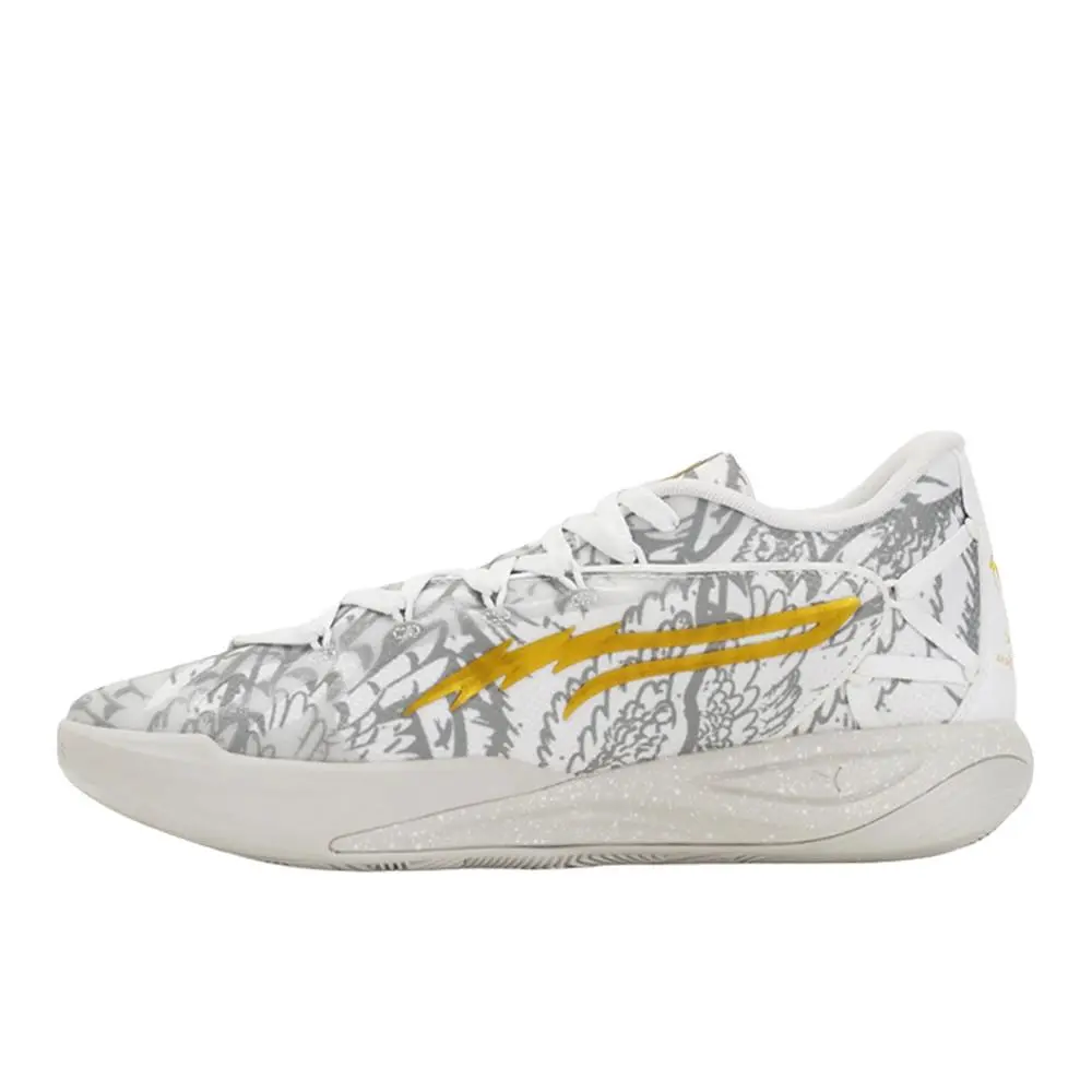 Puma shoes - PUMA  Hoops X Harry Potter Stewie 4 Basketball - 31237301 - Grey, White 1