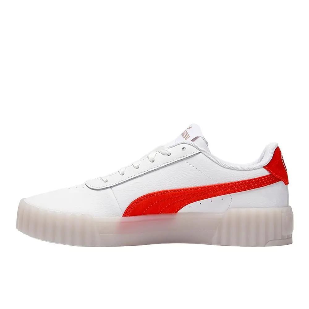 Puma shoes - PUMA Carina 3.0 Satin Lace Up - 40590501 - White 1