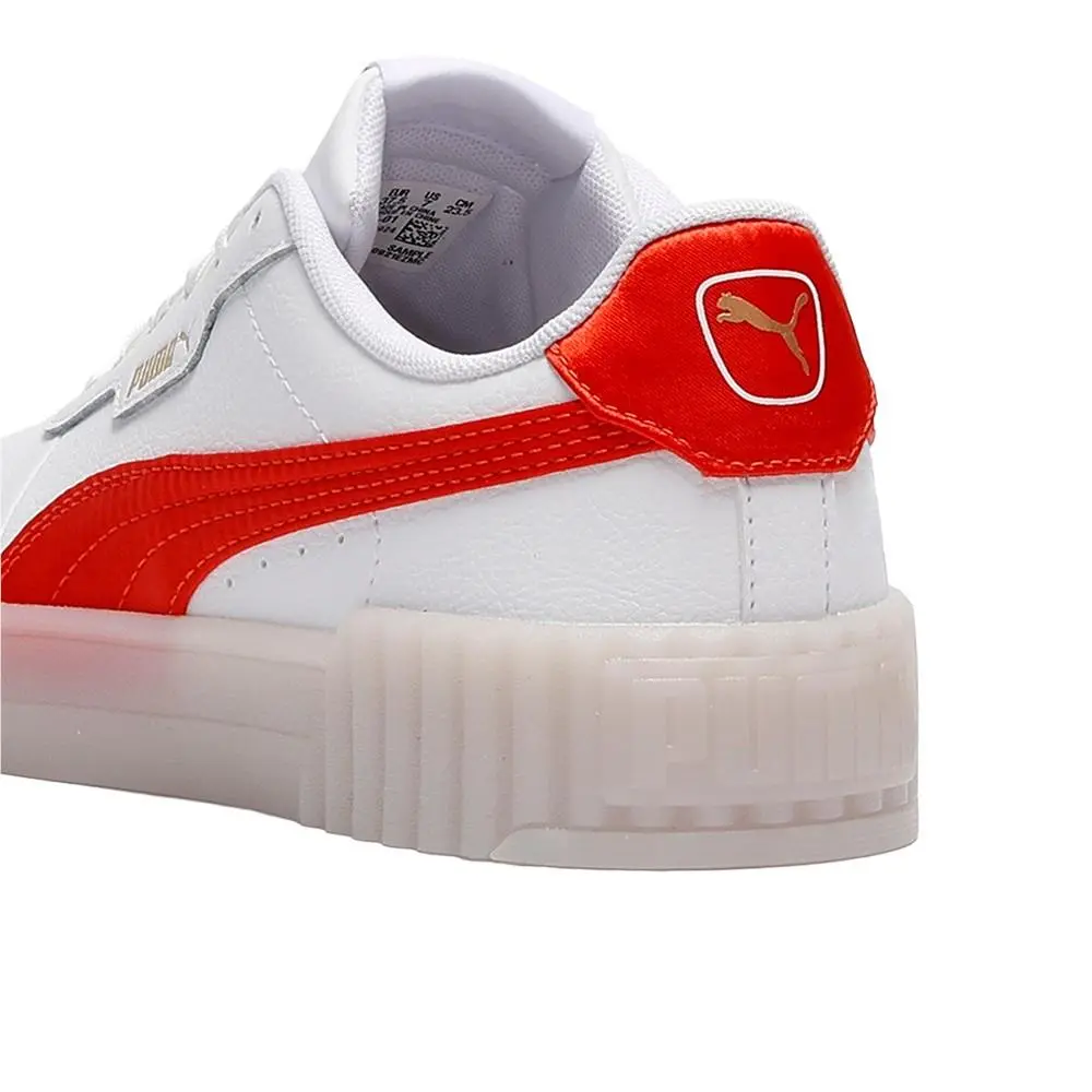 Puma shoes - PUMA Carina 3.0 Satin Lace Up - 40590501 - White 13