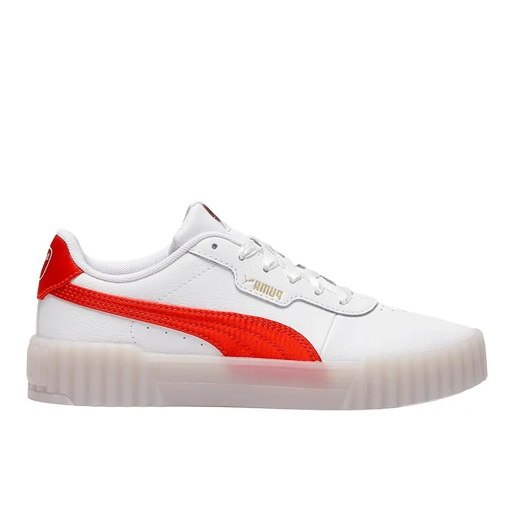 Puma shoes - PUMA Carina 3.0 Satin Lace Up - 40590501 - White 7