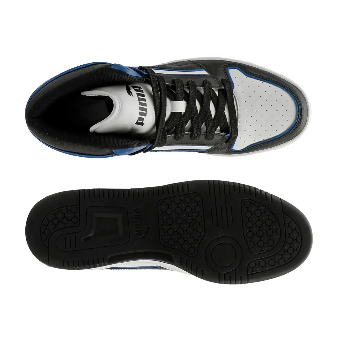 Puma shoes - White/Black/Blue 1