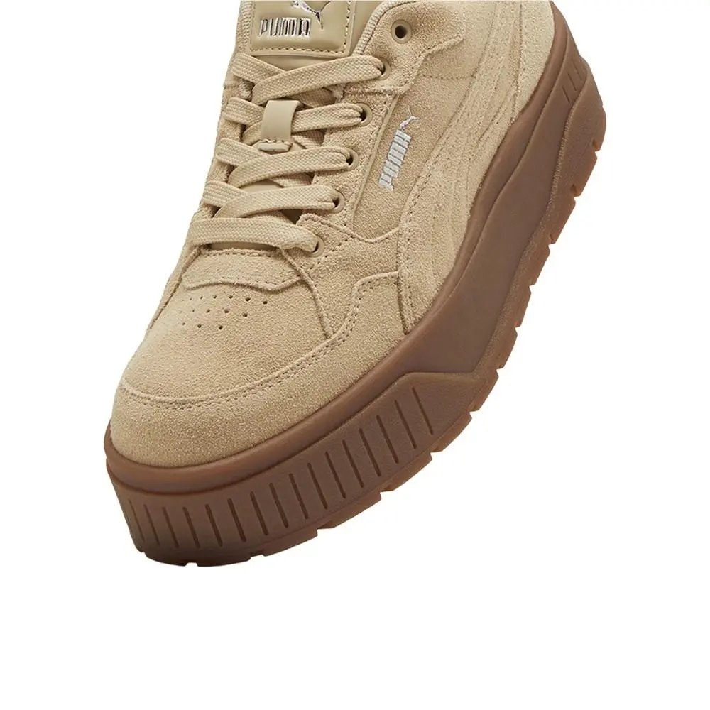 Puma shoes - PUMA Karmen Ii Idol Suede Lace Up - 39746201 - Brown 4