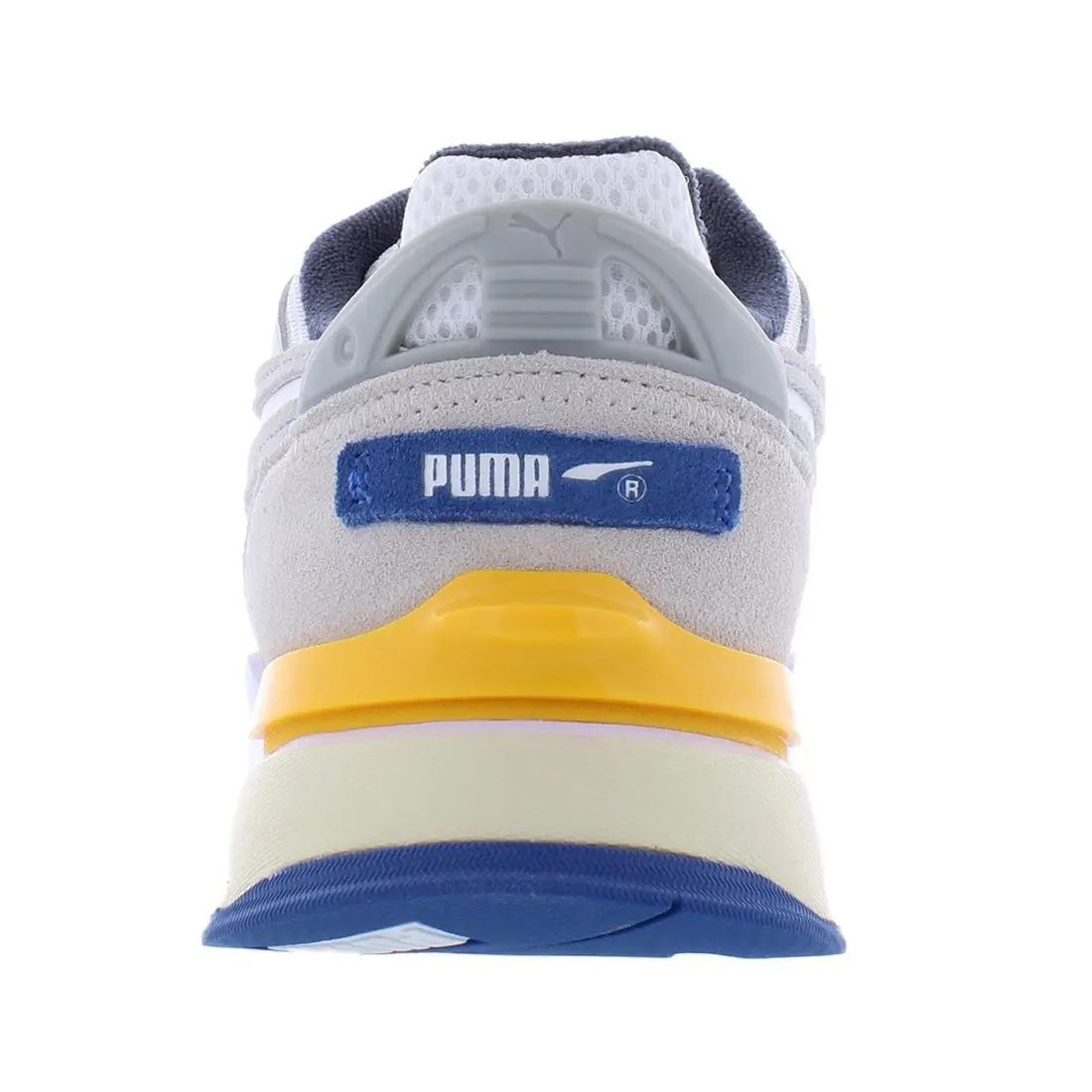 Puma shoes - White/Blue/Yellow, Main: White 2