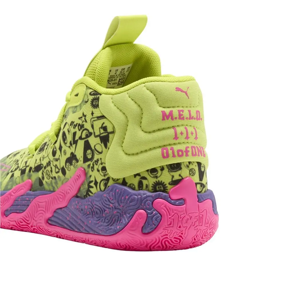 Puma shoes - PUMA  X Lamelo Ball Mb.03 Not From Here Basketball  Youth - 31062901 - Yellow 4
